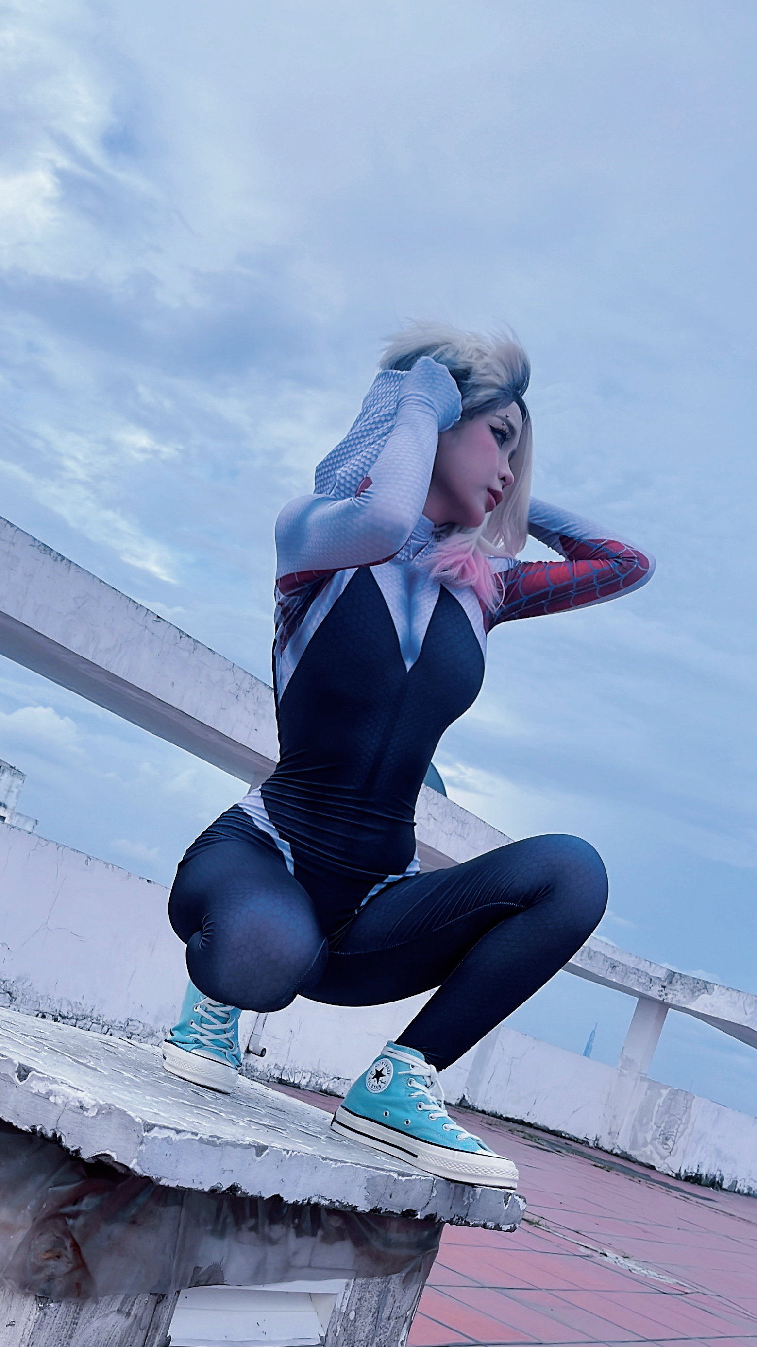 Сексуальный косплей Spider-Gwen by UmekoJ girl